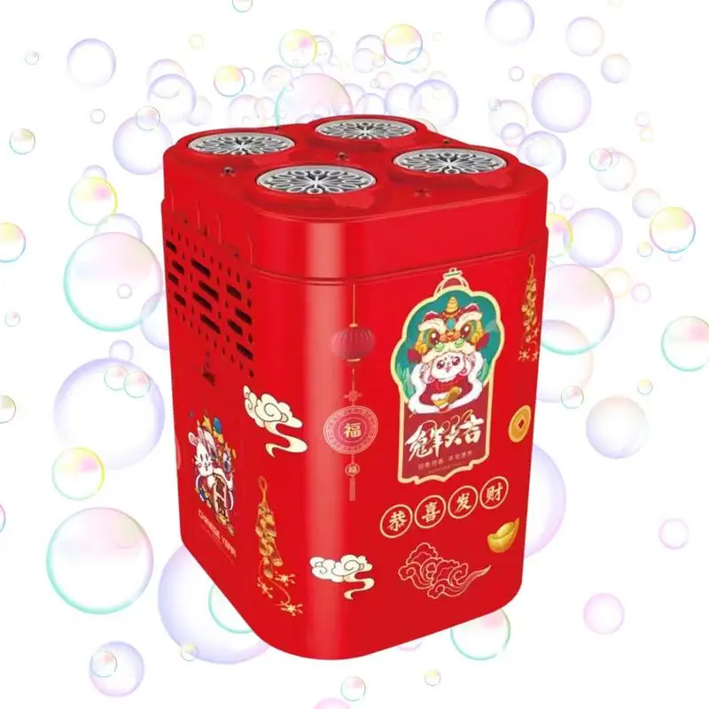 

Электрическая пузырчатая машина с 48 отверстиями, портативная Автоматическая воздуходувка для фейерверков с звуковыми огнями, 2000 + пузырьков/мин для детей и взрослых