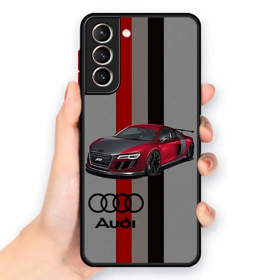Car A-Audi LOGO Phone case for Samsung Galaxy Note 20 Ultra 10 Plus Lite 9 8 A21 A05 A50 A52 A06 A30 A70 s A31 A71 A16 A51 5G 4G