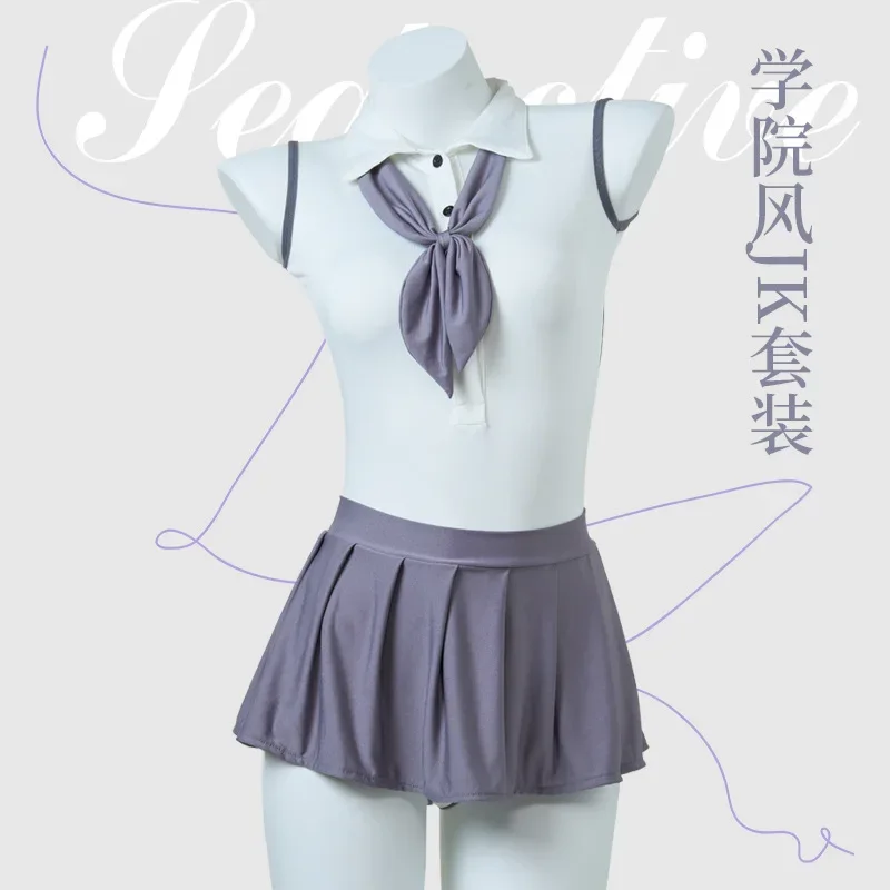 Соблазнительная ультра-Короткая Талия откровенная униформа для студентов порно