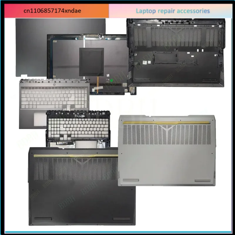 Фото Задняя крышка LCD, передняя рамка, шарнир, подставка для рук для Lenovo Y9000P R9000P 2021H Legion 5 Pro 16ACH6H 16ITH6 16ITH6H, нижний корпус, задняя панель LCD №2