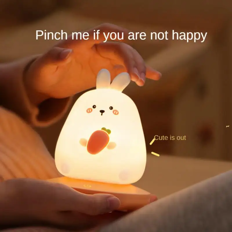 

Touch Sensor Cute Animal Baby Night Lamps Dimmable Portable For Kids Baby Nursery Bedside Night Light Home Decor Led Night Light