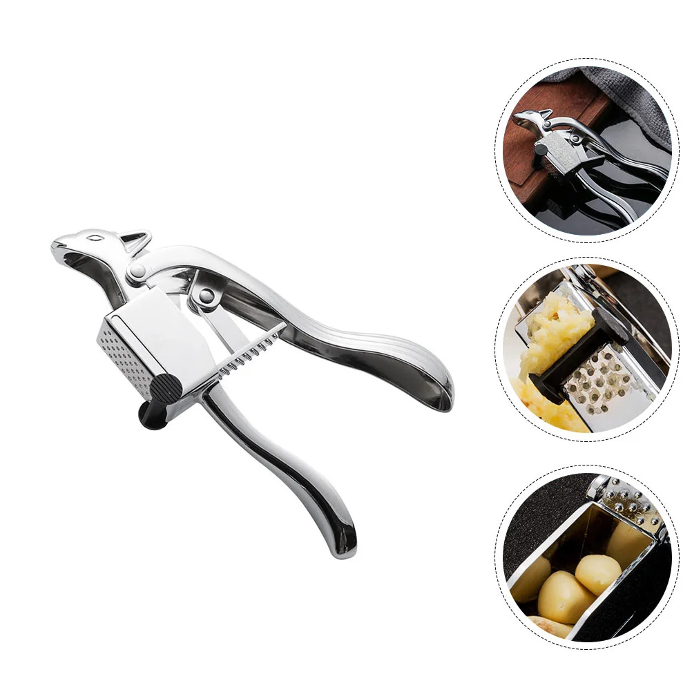 

Squirrel Garlic Press Hand Tools Garlic Mincer Tool Crusher Mincer Ginger Press Nylon Mincing Crushing Tool Accessories