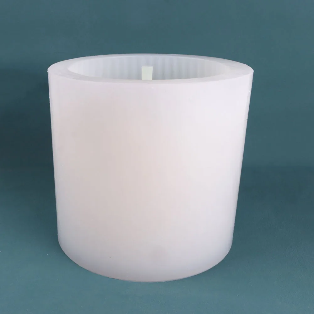 Силиконовая форма для бетона цветочный горшок в полоску садового раковины