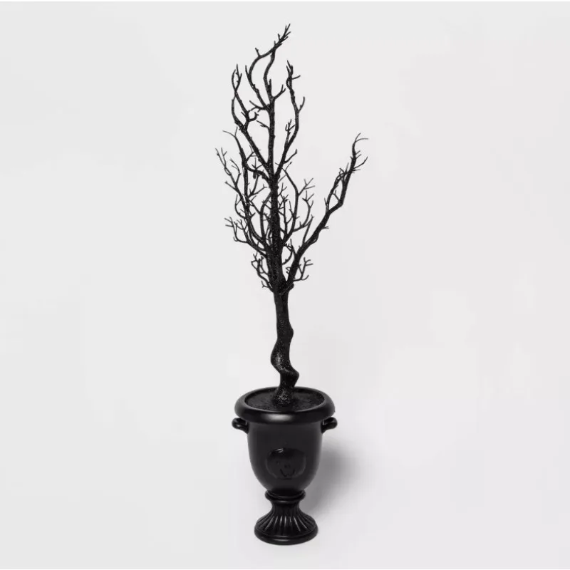 

halloween decoration outdoor Porch Pot Halloween Artificial Tree