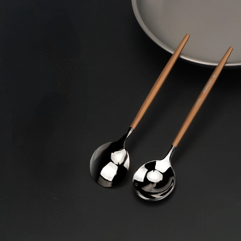 

2022 New Pure Titanium Spoon Half Mirror Light Metal Spoon Coffee Outdoor Portable Camping Environmental Friendly Tableware