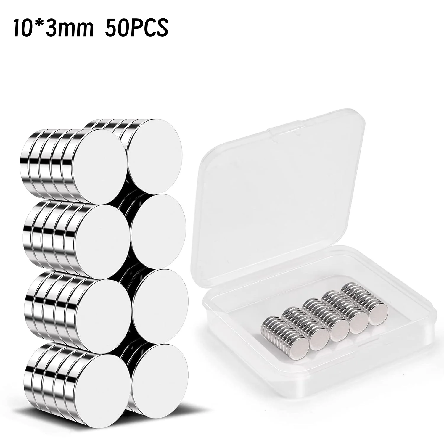 

Магниты vcvbvo 50 шт., 10x3 мм