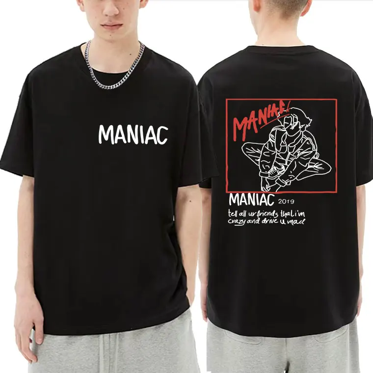 

Singer Conan Gray Maniac 2019 T-shirt Tell All Ur Friends Thati'm Crazy and Drive U Mad T Shirts Superache Tshirt Men Loose Tees