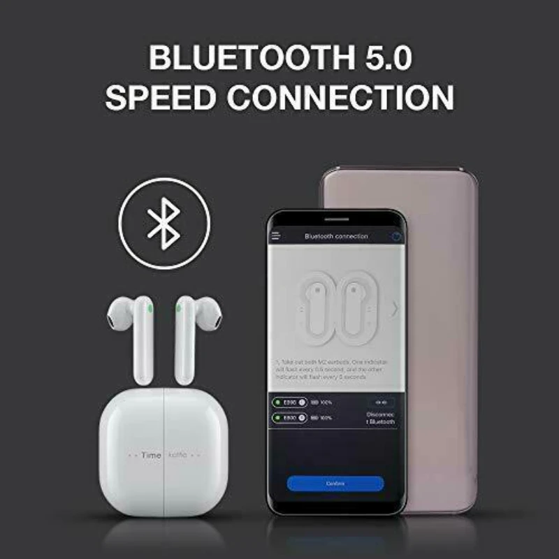 M2 Bluetooth Simultaneous Translator Headset Business Interpretation Earphone Travel Support 40 Language Translation Earbuds | Электроника