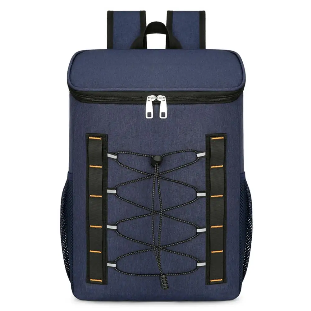 

Backpack Cooler Large Capacity for Outdoor Picnics Hiking Fishing (Blue)