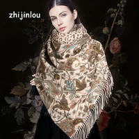 zhijinlou fashionable cashmere scarves large warm shawl for women