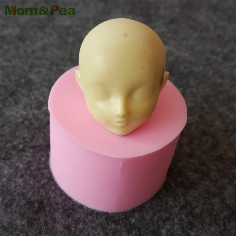 

MPA1288 Head Shaped Silicone Press Mold Gum Paste Chocolate Ornamental Fondant Mould Cake Decoration Tools