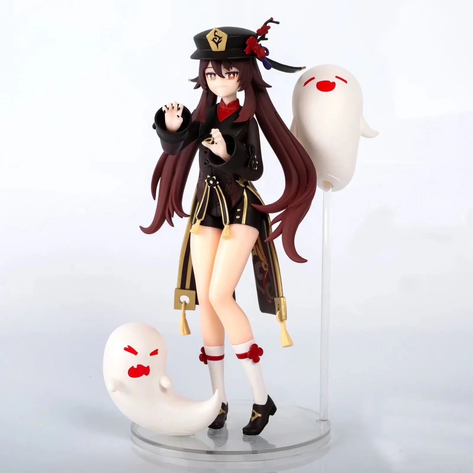 

20CM Game Genshin Impact HuTao Figure Seventy-seventh Wang Sheng Hall Master Desktop Figurines PVC Model Dolls