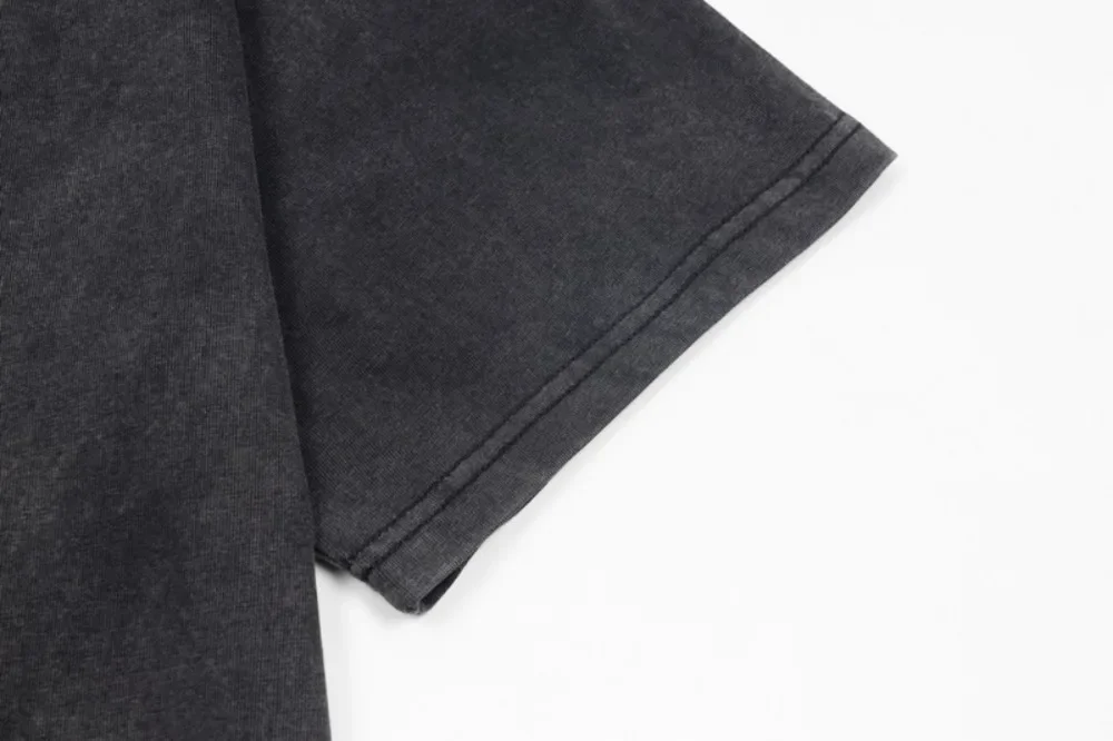 DEPT New Vintage Wash черная футболка Мужская модная брендовая с буквенным принтом GALLERY Logo