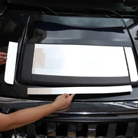 for hummer h3 2005 2009 car styling stainless steel bright car hood deck ventilation panel cover trim sticker car accessorie