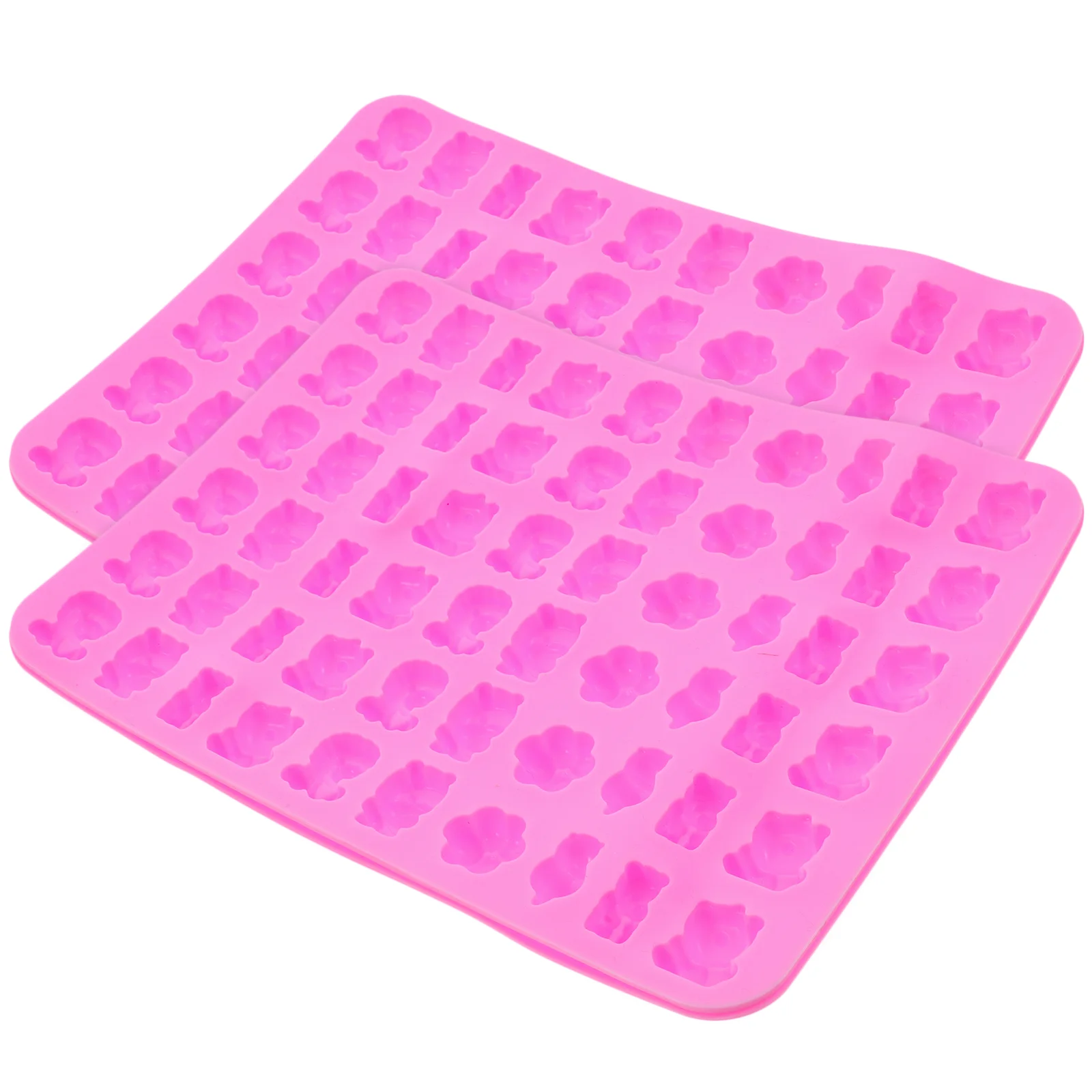 

2 шт. 60 формы в виде животного силиконовые DIY жевательные шоколадные штампы для изготовления воска, принадлежности для изготовления конфет, простая выпечка