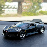 132 bugatti lavoiturenoire black dragon supercar alloy car diecasts toy vehicles pull back car toys for children gifts