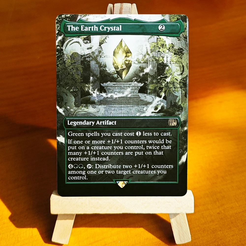 Фото Редкие эксклюзивные голографические карты для TCG-игр — Кристаллы Огня/Тьмы/Воды/Ветра/Земли №5