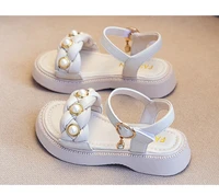 3 12 year 2022 beach child shoes summer kids princess shoes for big girl fashion metal chain sandals little girl sports sandal