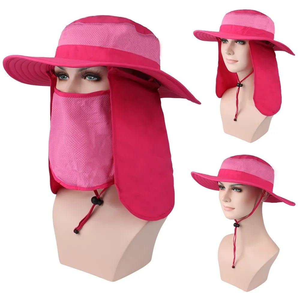 

Шляпа для рыбалки и кемпинга с защитой от солнца на 360 °