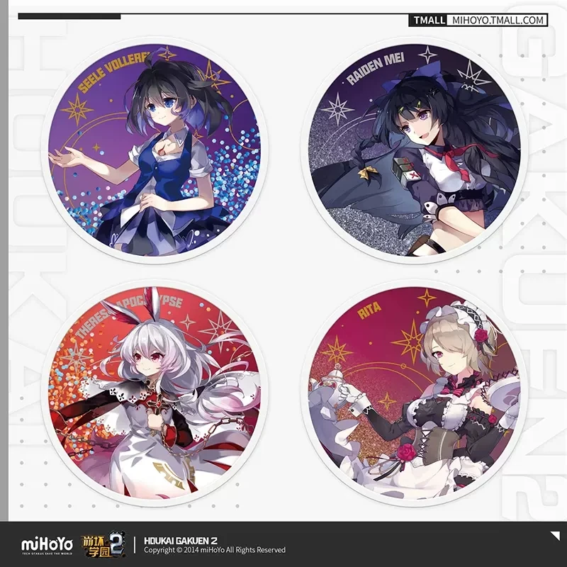 

MiHoYo игра Honkai Impact 2 персонажа тема Акриловые 3D Сыпучие пески горки Seele Косплей Декор аниме аксессуары костюм