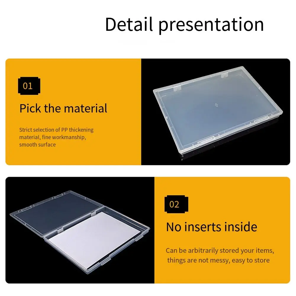 Ящик для хранения тестовой бумаги формата А4 прозрачный водонепроницаемый