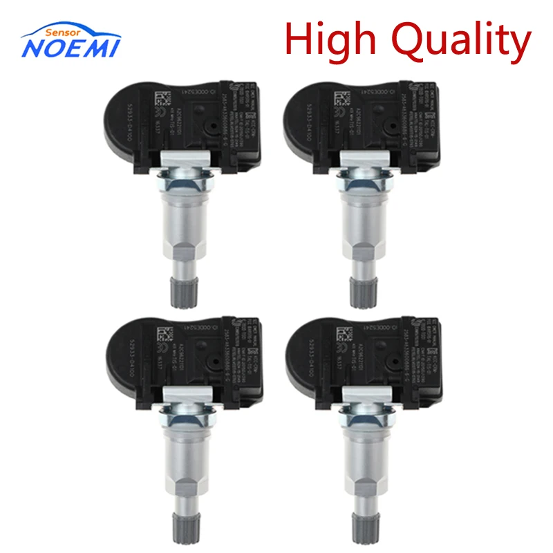 Датчик давления в шинах 52933-D4100 433 МГц 4 шт. TPMS для Hyundai Kia NIRO Optima Sportage 2019 52933D4100 52933-F2000 -