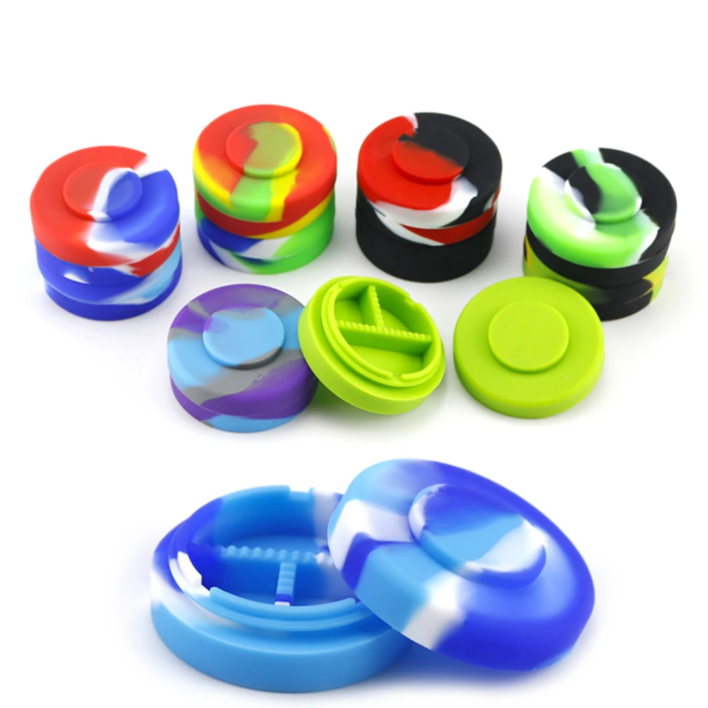 

30Pcs Silicone Jar 9ml Multiple Container Non-stick Cream Jars Storage Box Smoking Accessories Oil Bottle Makeup Case Cosmetic