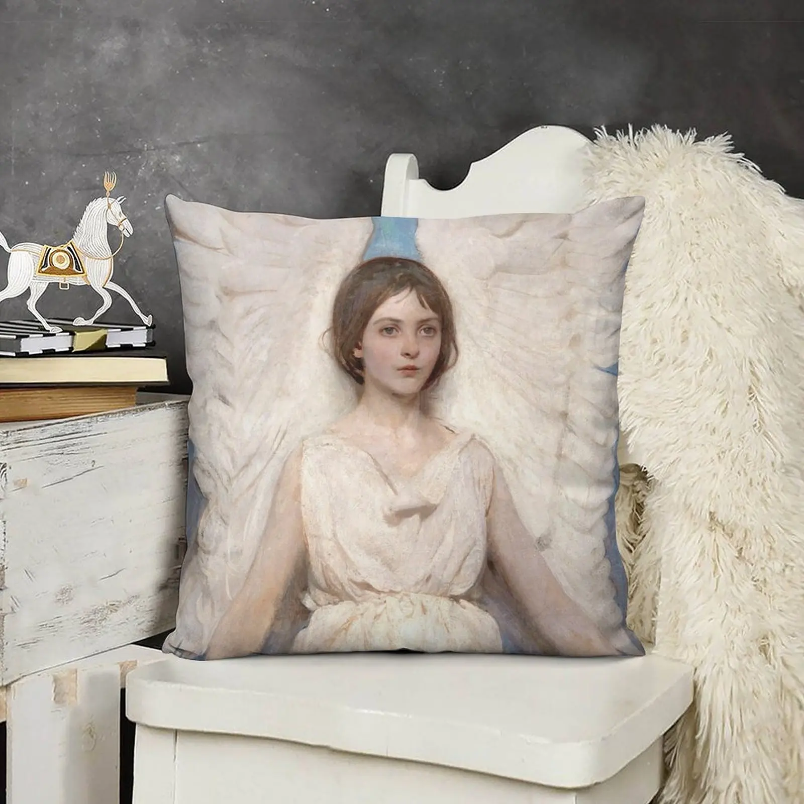 Декоративная подушка Angel by Abbot Handerson Thayer декоративная диванная роскошные