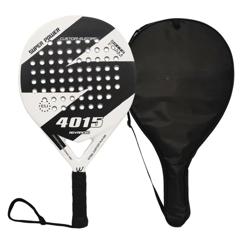 

Racket Beach Tennis Carbon Fiber and EVA Smooth Surface Durable Power Lite Paddleball Paddle Racket