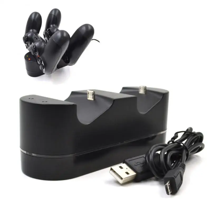 

Snelle PS 4 Controller Opladen Dock Station Dual Charger Stand Met LED Voor Play Station 4/ Slim/