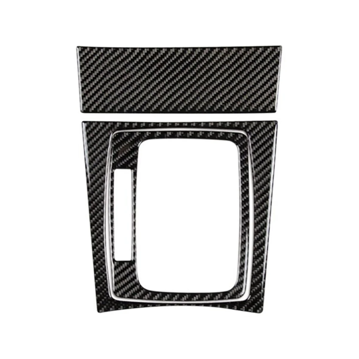 

1Sets Car Carbon Fiber Central Gear Panel Control Panel Decal Interior Modification for C-Class W204 2007-2013