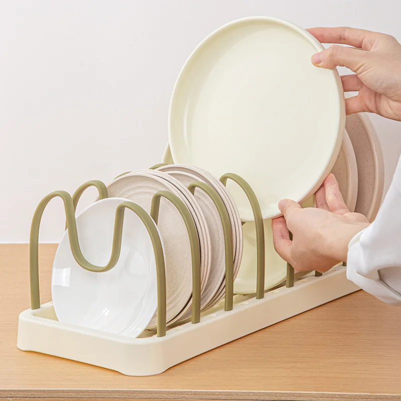 Стандартная стойка съемные держатели для тарелок кухонная посуда крышка
