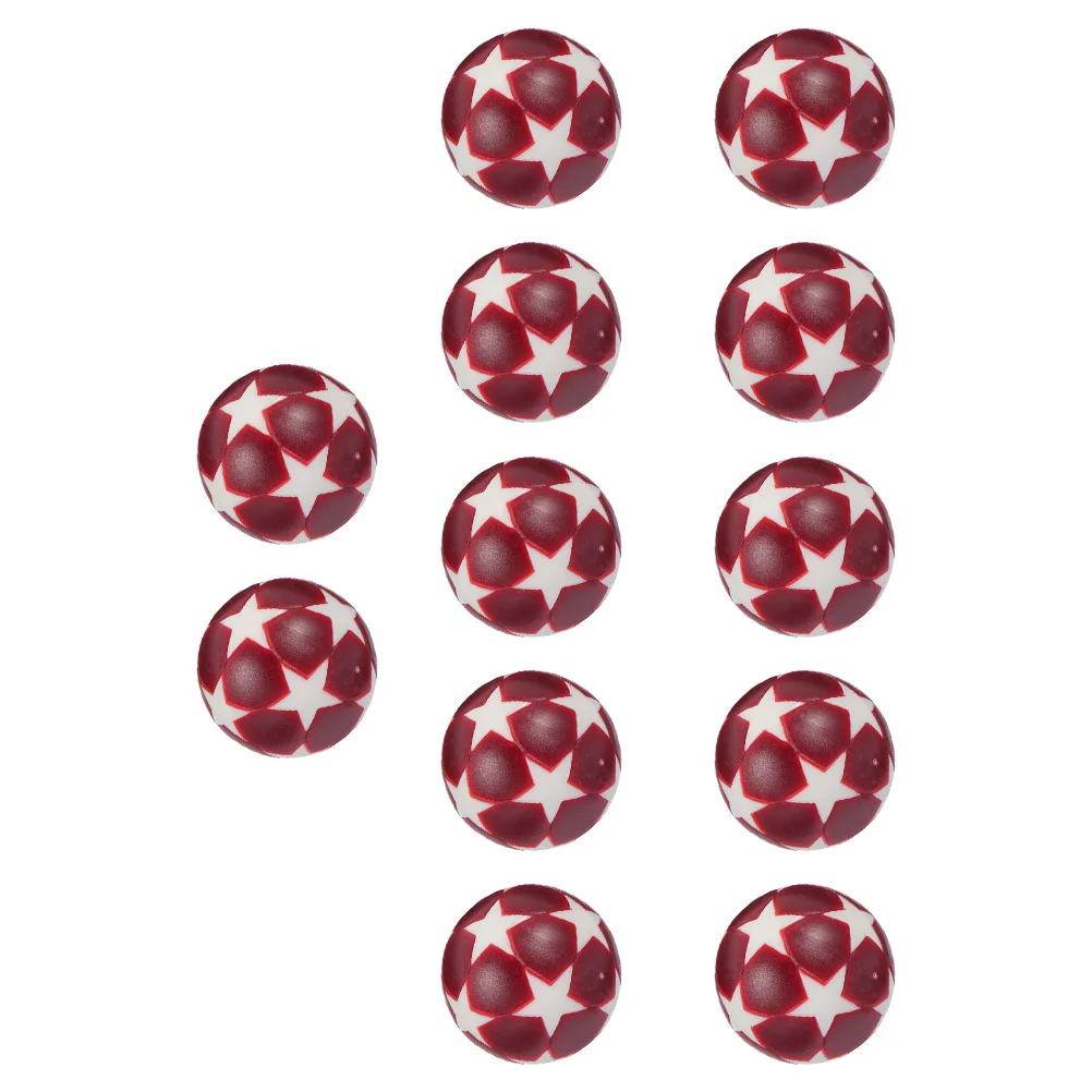 

12pcs Soccer Sports Balls Table Footballs Replacements Table Soccer Foosball Accessories