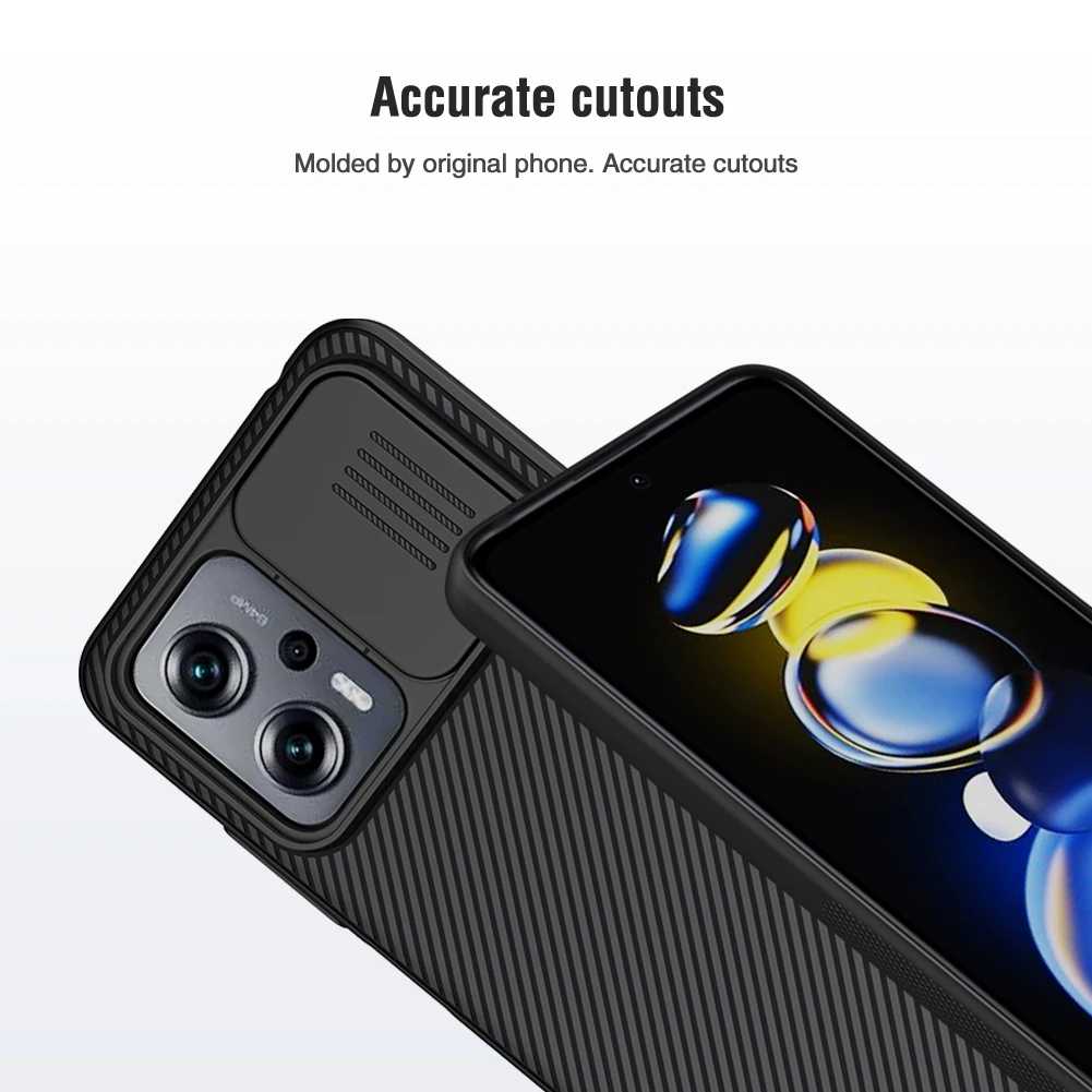 

NILLKIN For Xiaomi Redmi Note 11T Pro 5G Case CamShield Camera Protection Cover Cover For Redmi Note 11T Pro Plus For Poco X4 GT