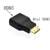 10 100pcs high quality mini male to female fro hdmi compatible adapter for hdtv 1080p