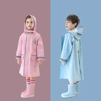 4 20 years old kids hooded jacket children girl boy raincoat middle school student poncho very thick polyester rainwear