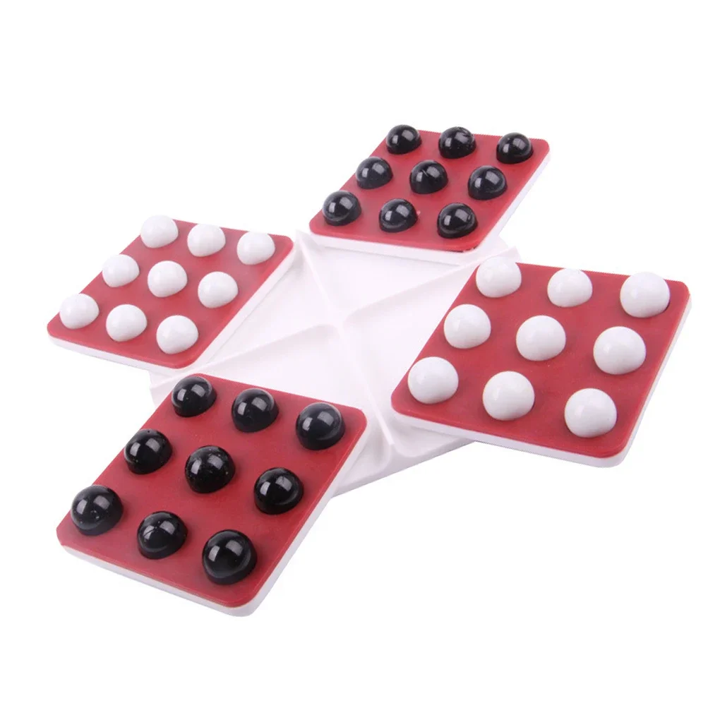 Волшебная Настольная Игра Pentago Gomoku С Черно-белыми Шариками Стратегическая