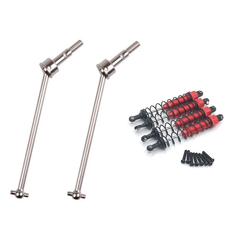 

1 Set Metal Oil Filled Front Rear Shock Absorber Damper & 1 Set 12409 -0269 Long CVD Drive Shaft