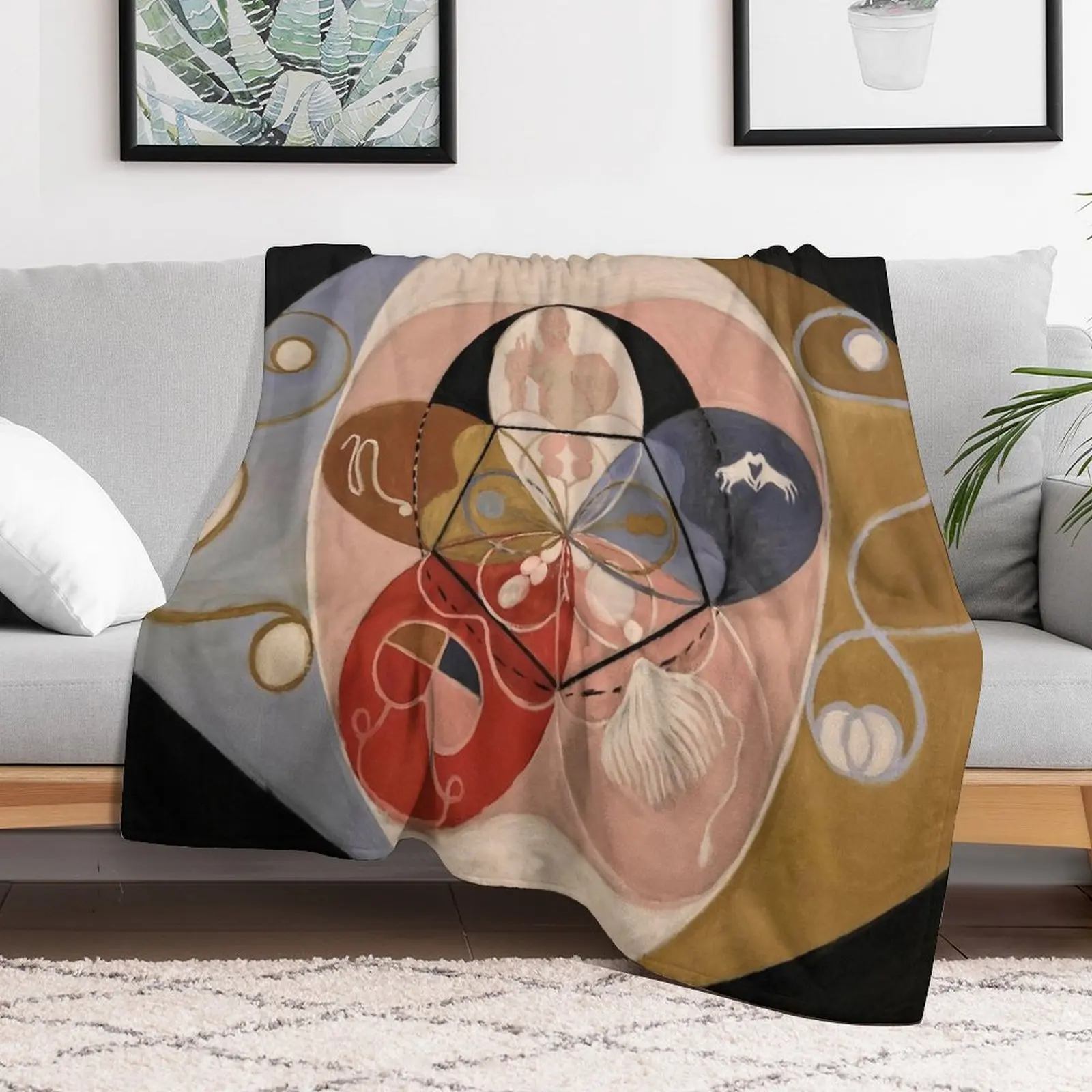 Hilma af Klint Evolution № 14 группа VI пледы одеяла для детей модные диваны фланелевые