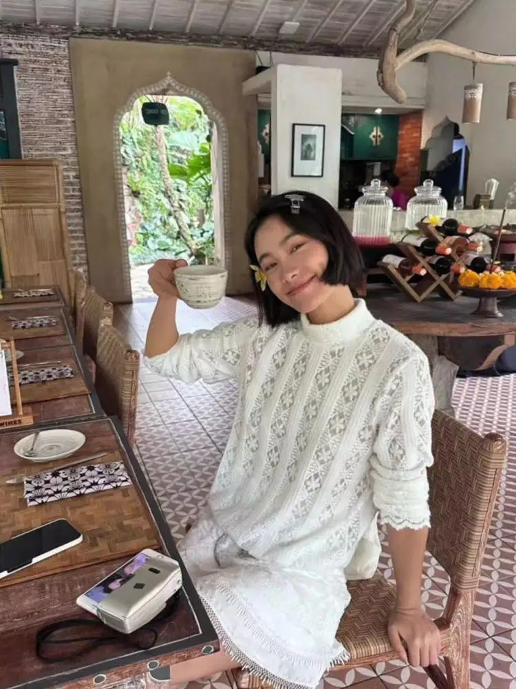 Genayooa Harajuku кашемировый свитер женские вязаные пуловеры с длинными рукавами Y2k