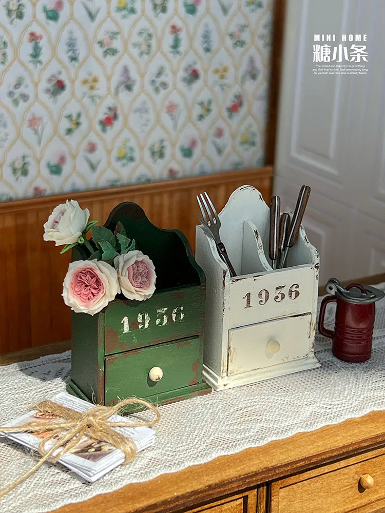 1/6 Doll House Model Furniture Accessories Vintage Tableware