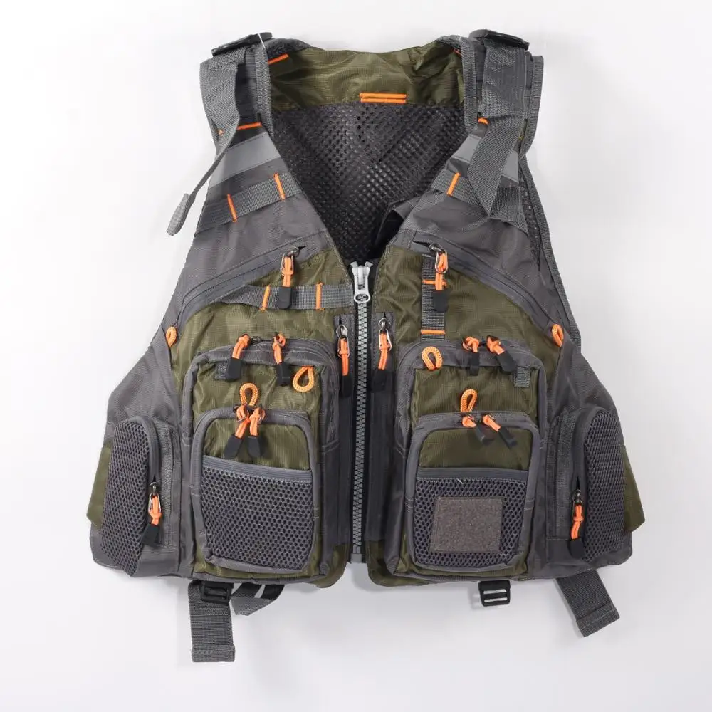 life vest life jacket fishing outdoor sport flying men respiratory jacket safety vest survival utility vest