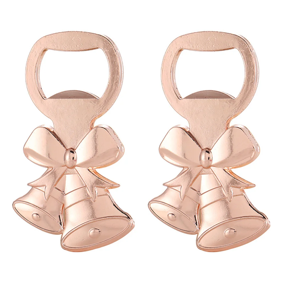 

2pcs Christmas Party Favors Gifts Cork Opener Bottle Opening Tool Xmas Bottle Opener Novelty Bottle Openers