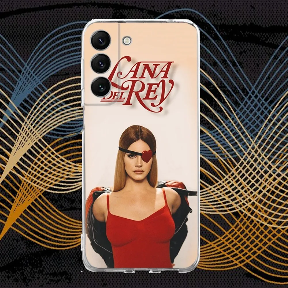 Силиконовый чехол L-Лана Дель Рей для Samsung S30 S23 21 22 20 Ultra S20 FE lite S10 9 прозрачный PIus