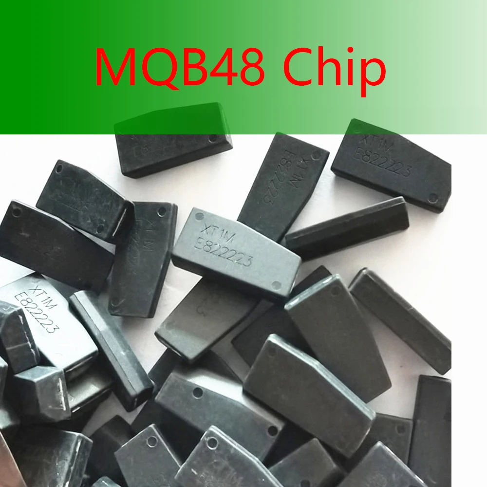 

Megamos AES MQB48 Auto Transponder Chip MQB 48 Car Key Chip 48 Carbon Chip for VW Fiat Audi