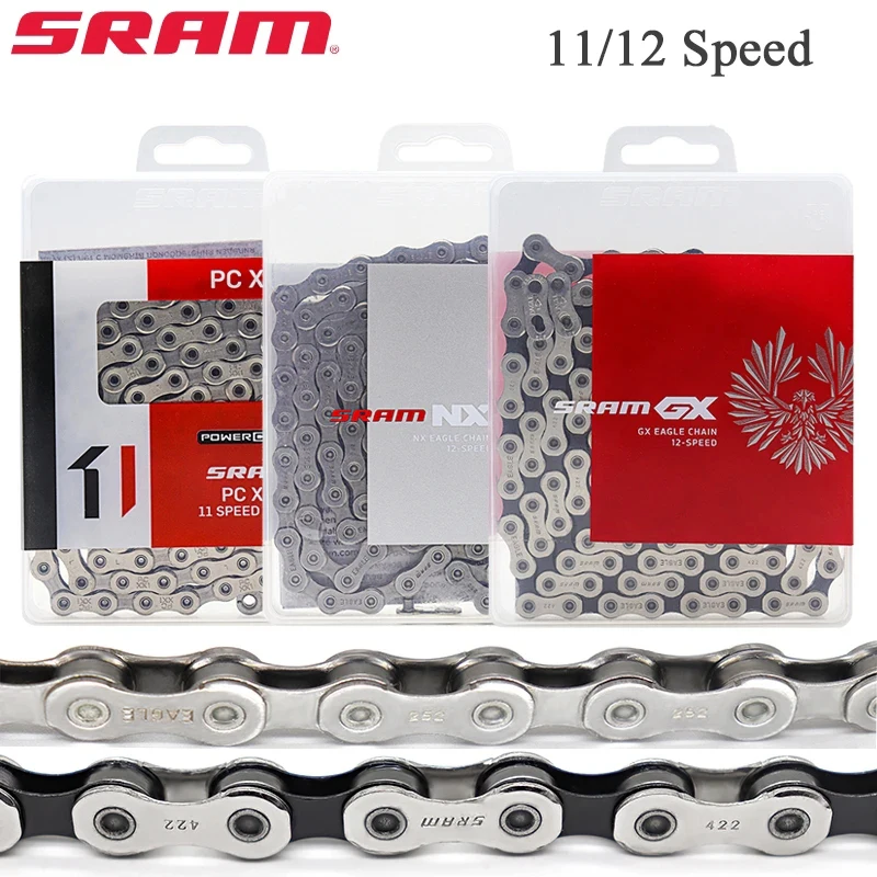 

Sram GX NX Eagle 12 Speed Chain 11V 12V Bike Current 118L 126L Links Bicycle Chain Original Sram 11s 12s MTB Chain PC XX1 GX NX