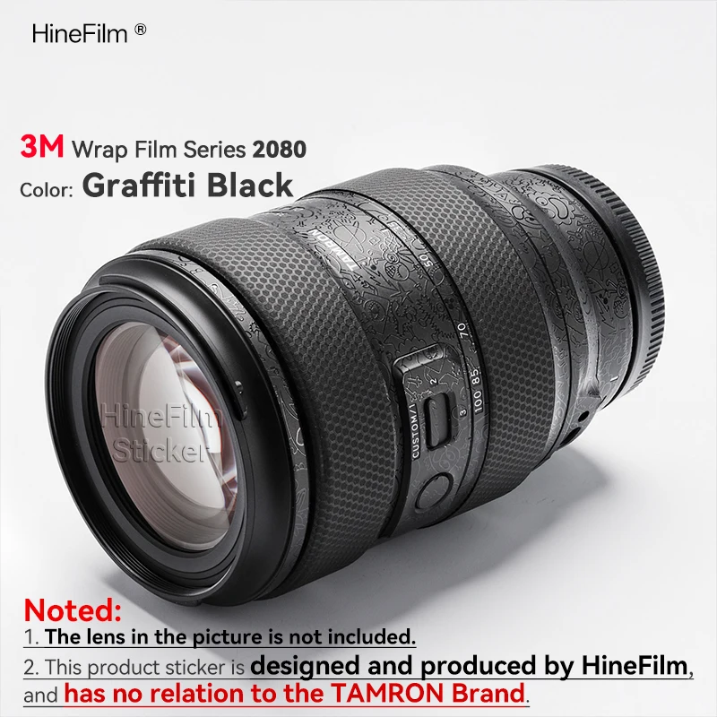 Фото Наклейка-скин Hinefilm для объектива Tamron 35-100 F2.8 для Sony, защитная пленка для объектива 35-100mm F2.8, наклейка-обертка для объектива 35 100 №2