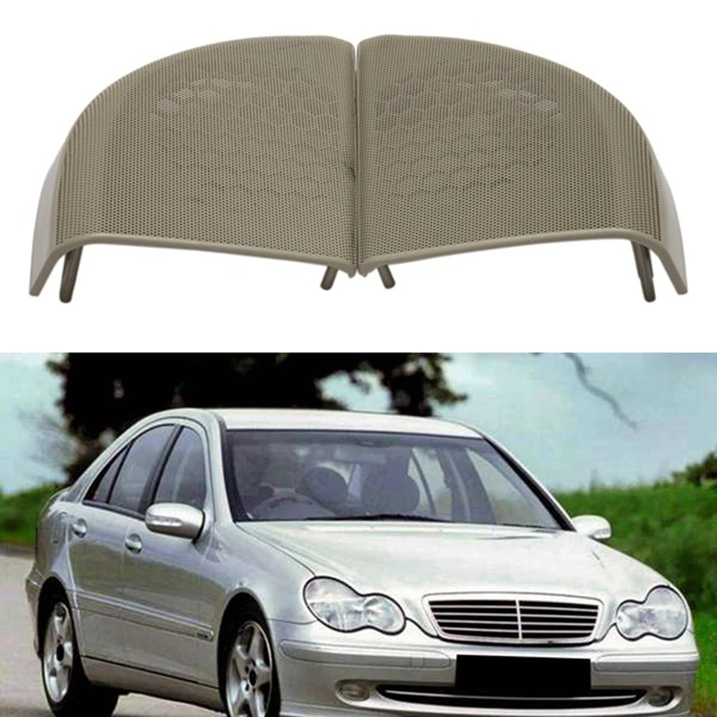 2 шт. Автомобильная решетка для передней двери динамика A20372704887E94 Mercedes-Benz W203 C-Class CLC