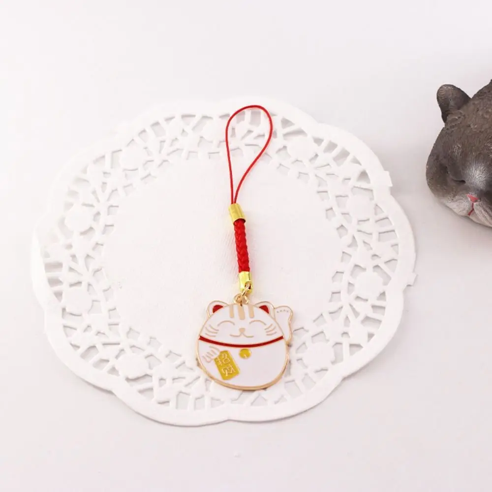 Короткий кулон с защитой от падения кота брелок Nafu Fortune Cat ремешок для мобильного