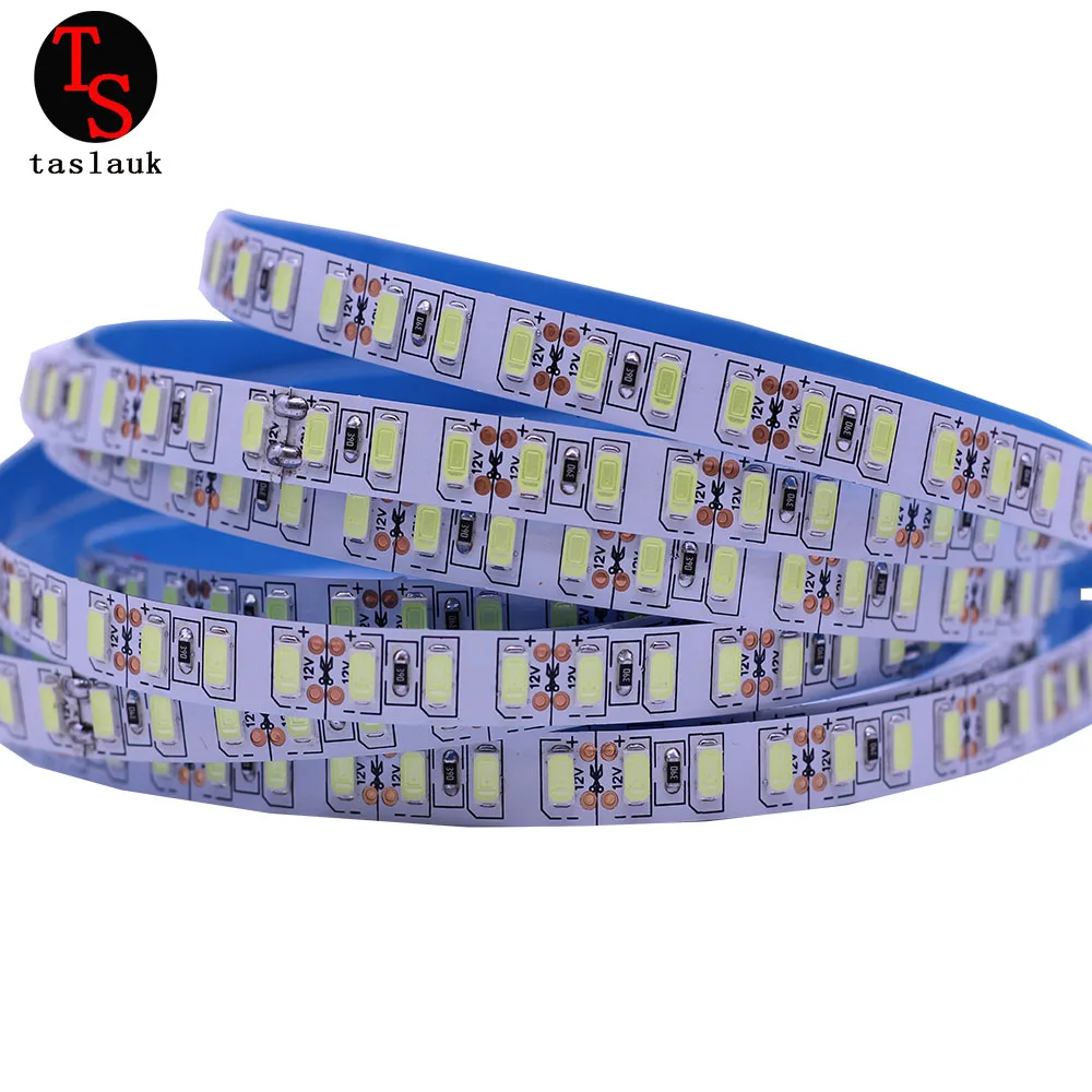 120leds/m LED Strip Light tape 12V 5730 SMD White Warm White NW 1m 2m 3m 4m 5m  For Ceiling Counter Cabinet Light non waterproof
